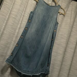 Jean Dress with Button Detail